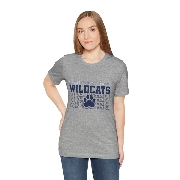 Unisex Jersey Short Sleeve Tee - Wildcat Repeat